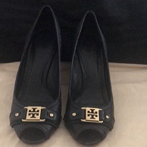 Tory Burch Peeptoe Wedge pumps
